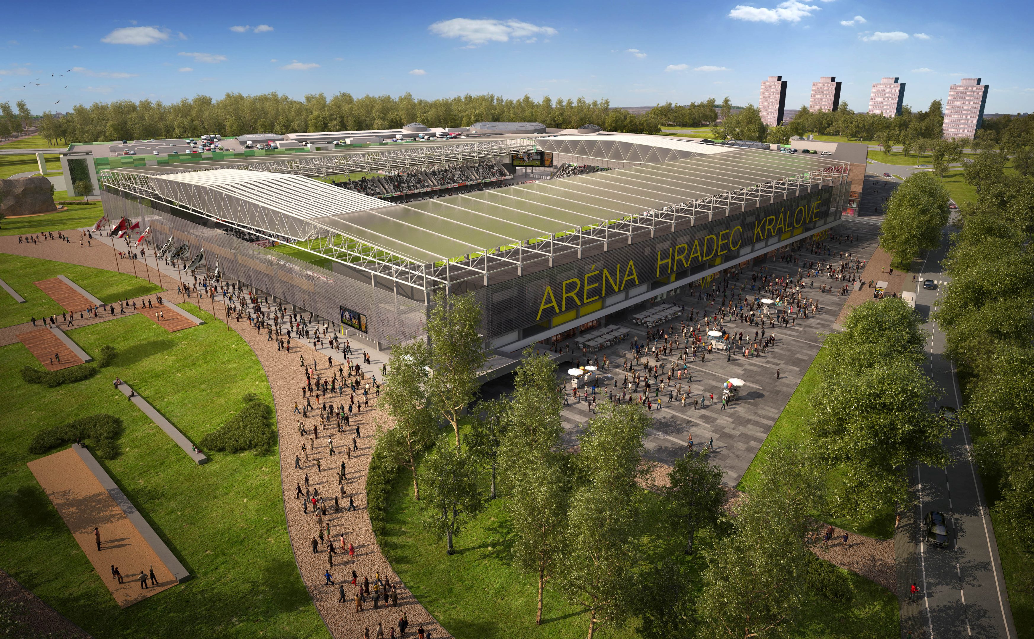 CAS:STADION - 3d architectural visualization